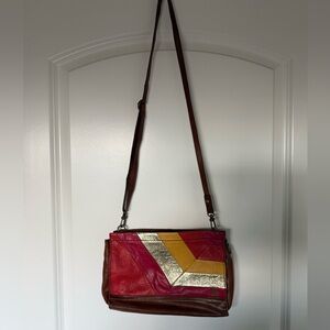 The Sak Iris Leather Patchwork Crossbody Bag | Y2K Boho